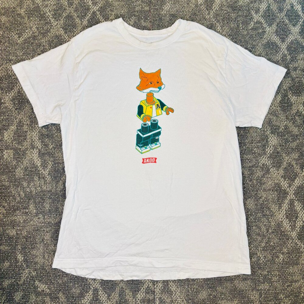 AKOO Short Sleeve T Shirt Block Slick Fox | Lego | 2XL